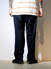 画像4: exodus  WOOL GLITTER STRIPE EASY PANTS (4)