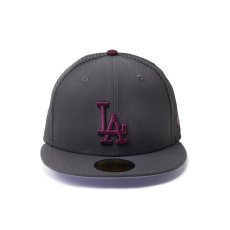 画像3: NEW ERA  59FIFTY トラッカー ロサンゼルス・ドジャース Hydrangea ダークグラファイト (3)