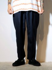 画像2: exodus  WOOL GLITTER STRIPE EASY PANTS (2)