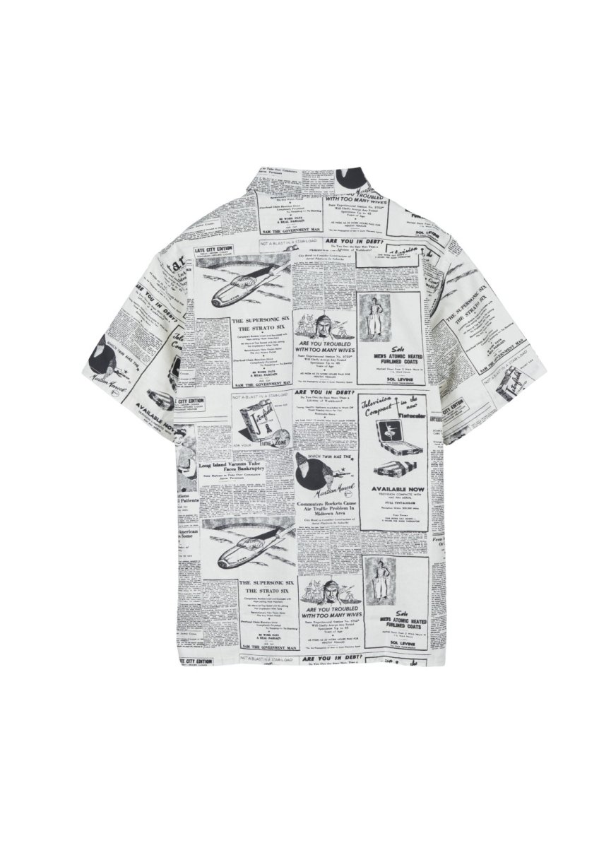 画像2: MASSES  NEWS PAPER S/S SHIRT (2)