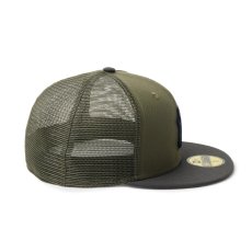 画像4: NEW ERA  59FIFTY トラッカー ニューヨーク・ヤンキース Hydrangea ニューオリーブ/ダークピューター (4)