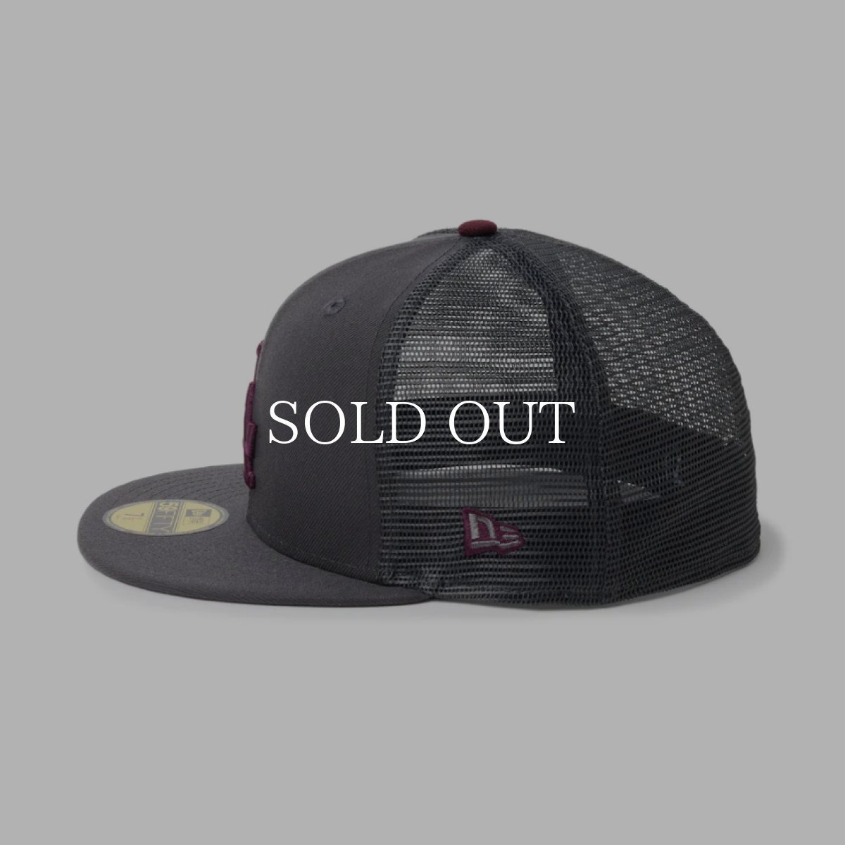 画像2: NEW ERA  59FIFTY トラッカー ロサンゼルス・ドジャース Hydrangea ダークグラファイト (2)