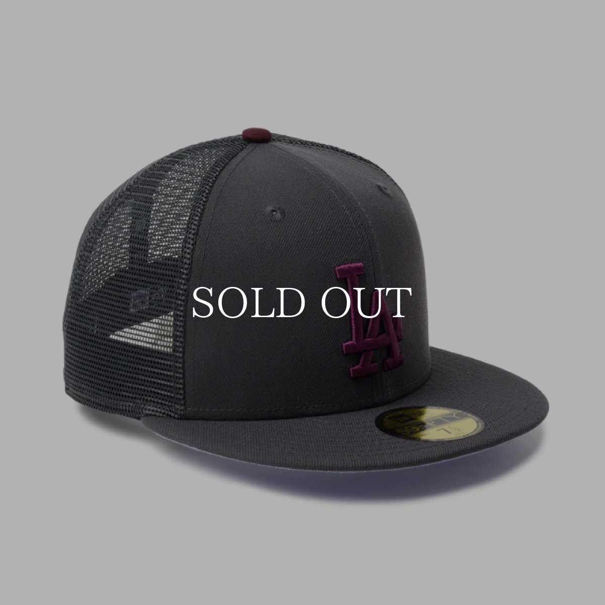 画像5: NEW ERA  59FIFTY トラッカー ロサンゼルス・ドジャース Hydrangea ダークグラファイト (5)