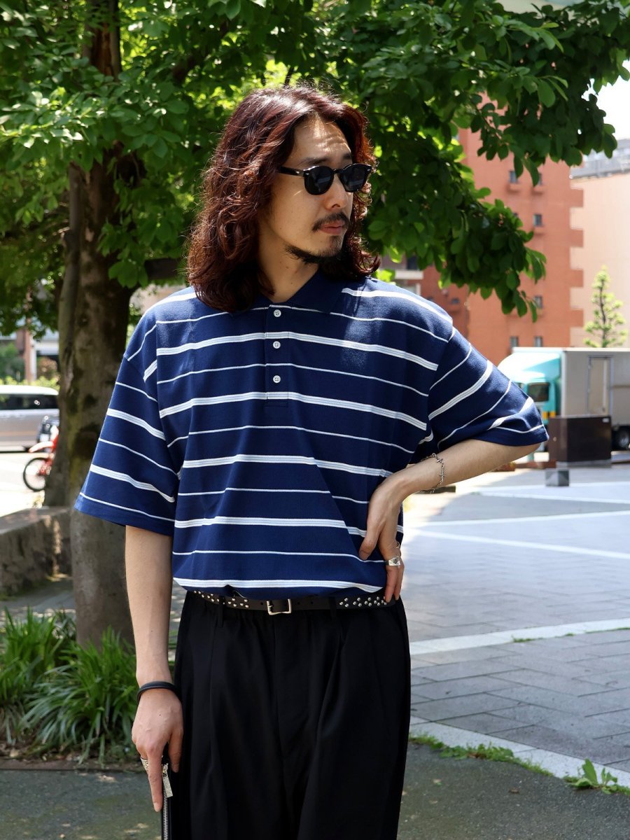 画像2: COOTIE PRODUCTIONS   Moss Stitch Border S/S Polo (2)