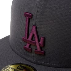 画像8: NEW ERA  59FIFTY トラッカー ロサンゼルス・ドジャース Hydrangea ダークグラファイト (8)
