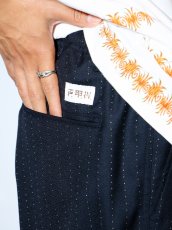 画像5: exodus  WOOL GLITTER STRIPE EASY PANTS (5)