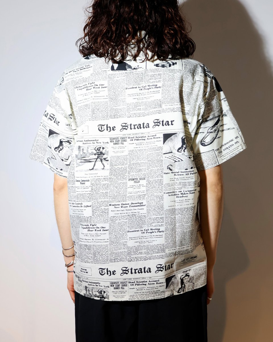 画像4: MASSES  NEWS PAPER S/S SHIRT (4)