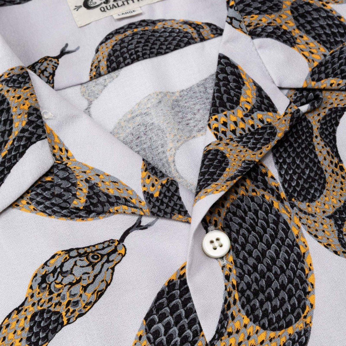 画像6: CALEE  ALLOVER SNAKE PATTERN S/S SH (6)