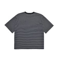 画像2: MINEDENIM  Micro Border Loose Crewneck T-SH (2)