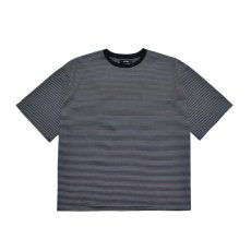 画像1: MINEDENIM  Micro Border Loose Crewneck T-SH (1)