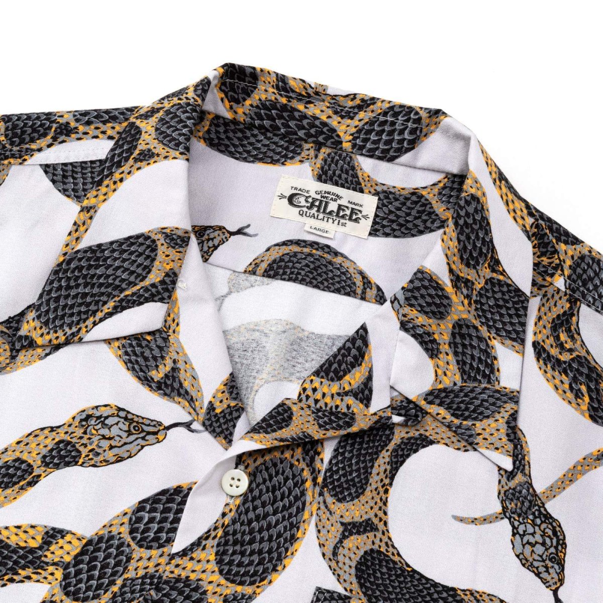画像5: CALEE  ALLOVER SNAKE PATTERN S/S SH (5)