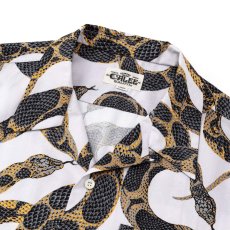 画像5: CALEE  ALLOVER SNAKE PATTERN S/S SH (5)