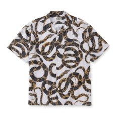 画像1: CALEE  ALLOVER SNAKE PATTERN S/S SH (1)