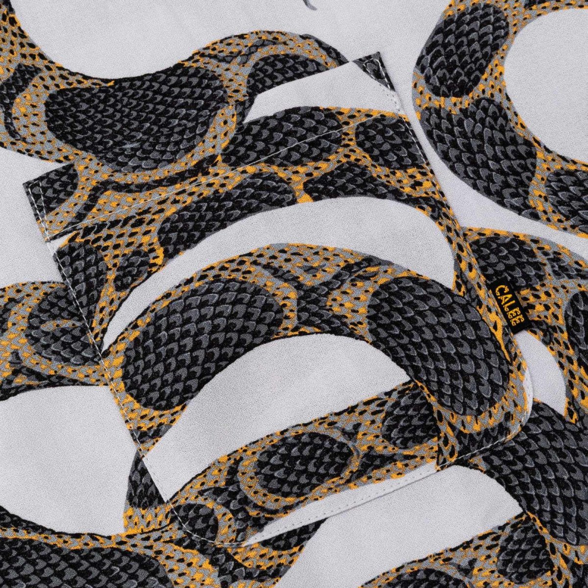 画像7: CALEE  ALLOVER SNAKE PATTERN S/S SH (7)