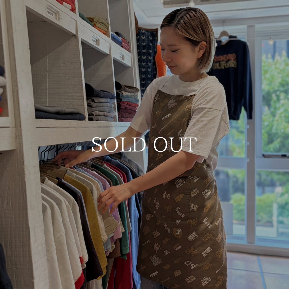画像2: STANDARD CALIFORNIA  SD Foot Print Apron (2)