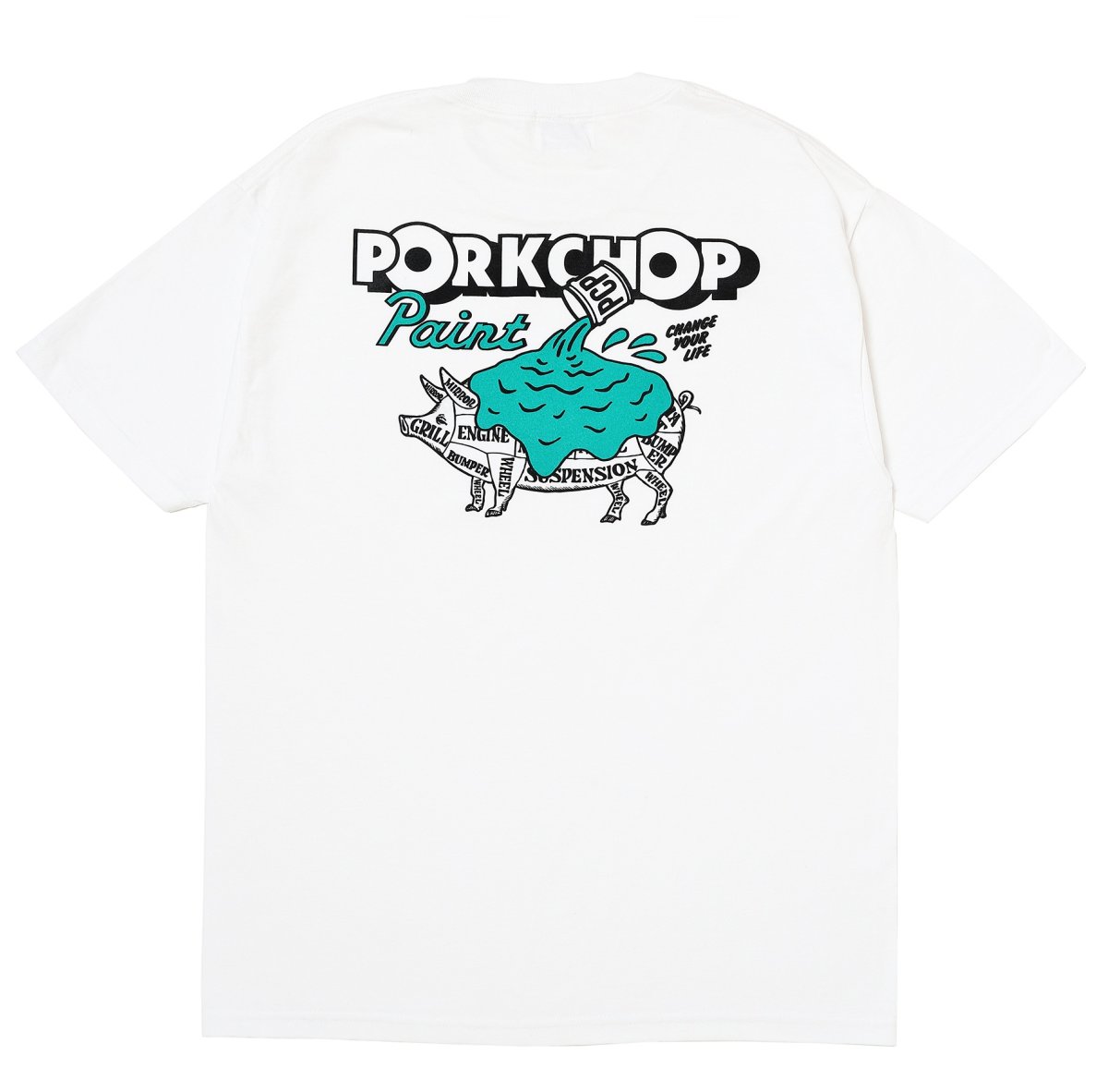 画像1: PORKCHOP GARAGE SUPPLY  PCP PORK TEE (1)