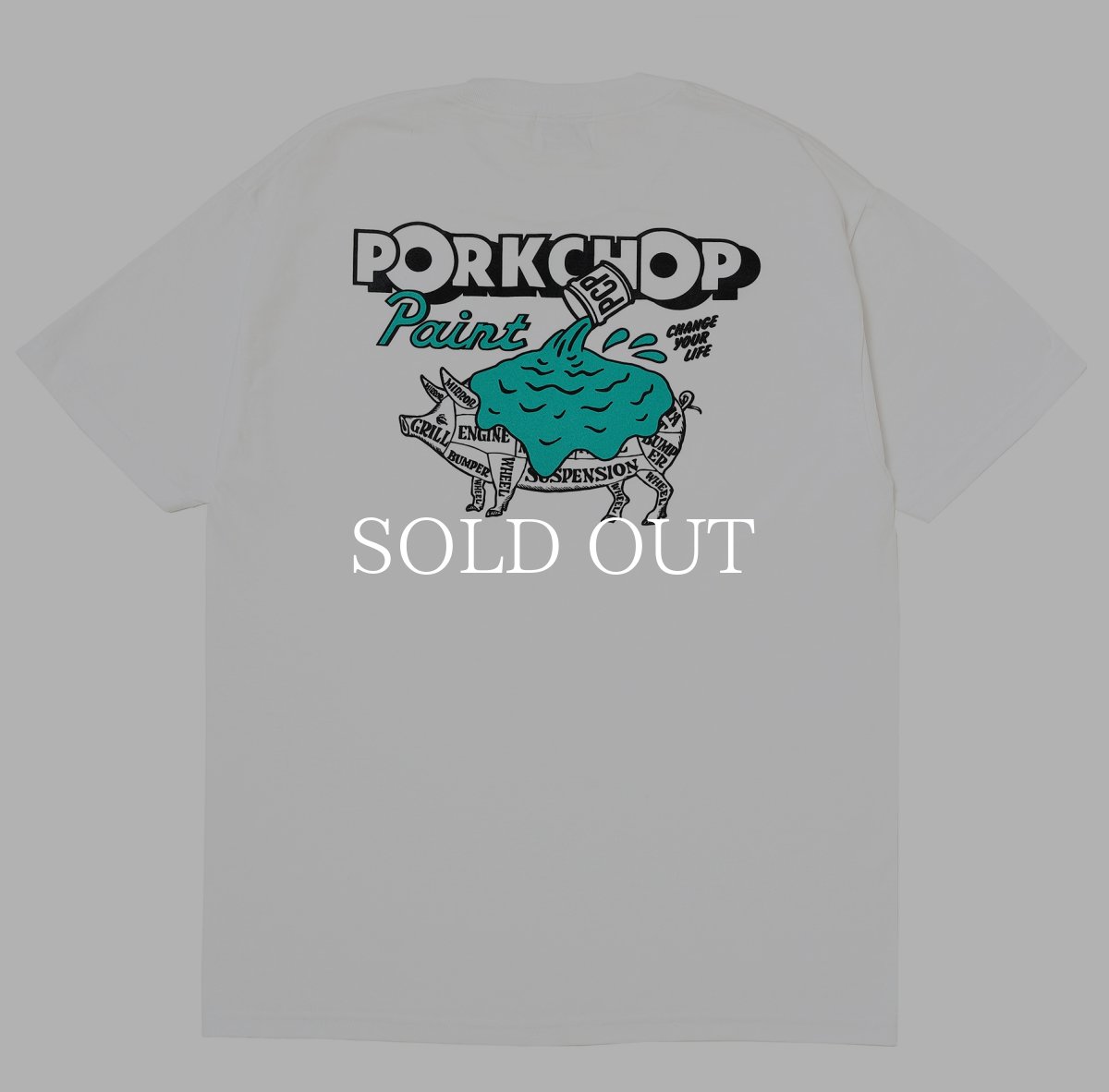 画像1: PORKCHOP GARAGE SUPPLY  PCP PORK TEE (1)