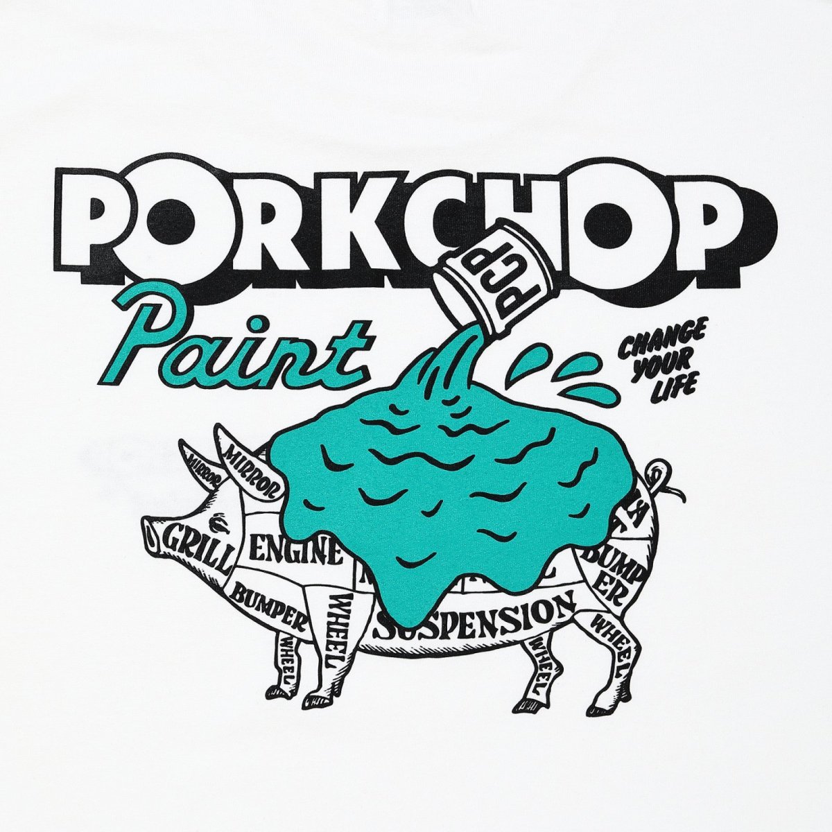 画像5: PORKCHOP GARAGE SUPPLY  PCP PORK TEE (5)