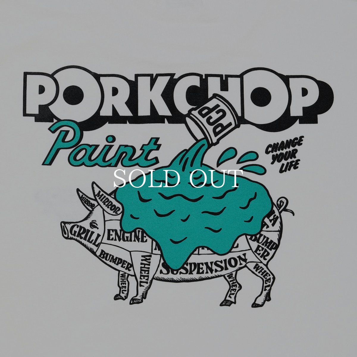 画像5: PORKCHOP GARAGE SUPPLY  PCP PORK TEE (5)