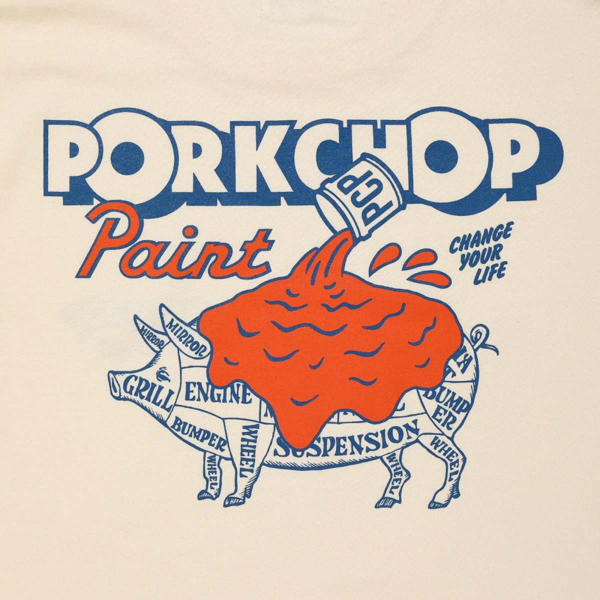 画像9: PORKCHOP GARAGE SUPPLY  PCP PORK TEE (9)