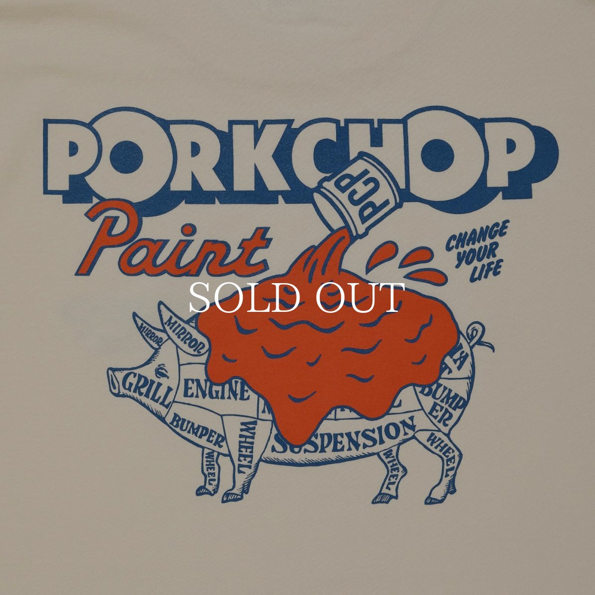 画像9: PORKCHOP GARAGE SUPPLY  PCP PORK TEE (9)