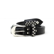 画像1: CALEE  STUDS LEATHER NARROW BELT ＜TYPE B＞ (1)