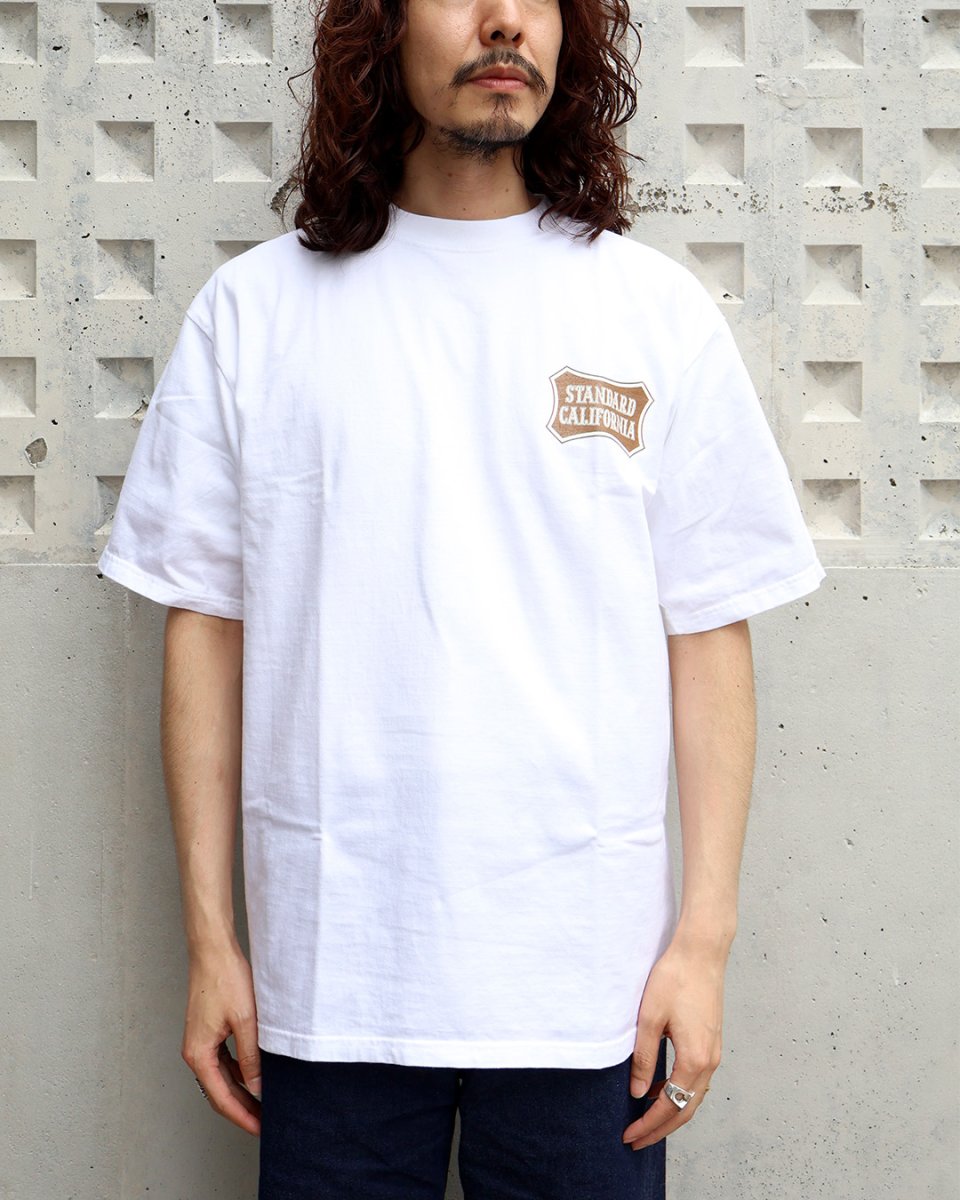 画像2: STANDARD CALIFORNIA  SD Heavyweight Basic Shield Logo T (2)