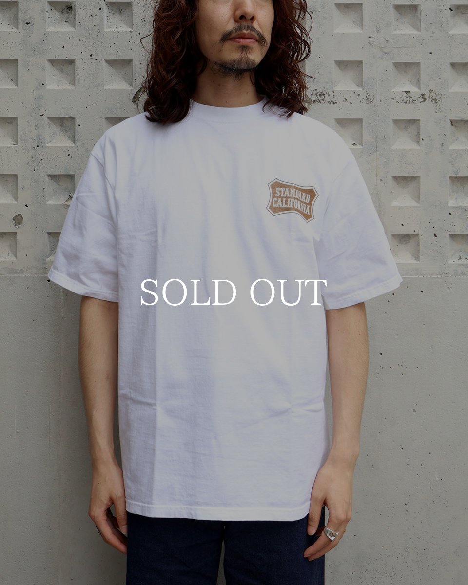 画像2: STANDARD CALIFORNIA  SD Heavyweight Basic Shield Logo T (2)