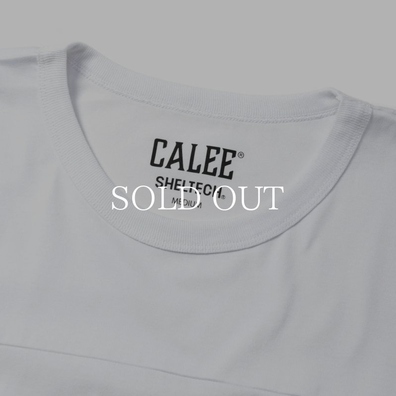 CALEE ×SHELTECH®︎ LOGO FOOT BALL TEE ＜A TYPE＞ CL-SHELTECH005