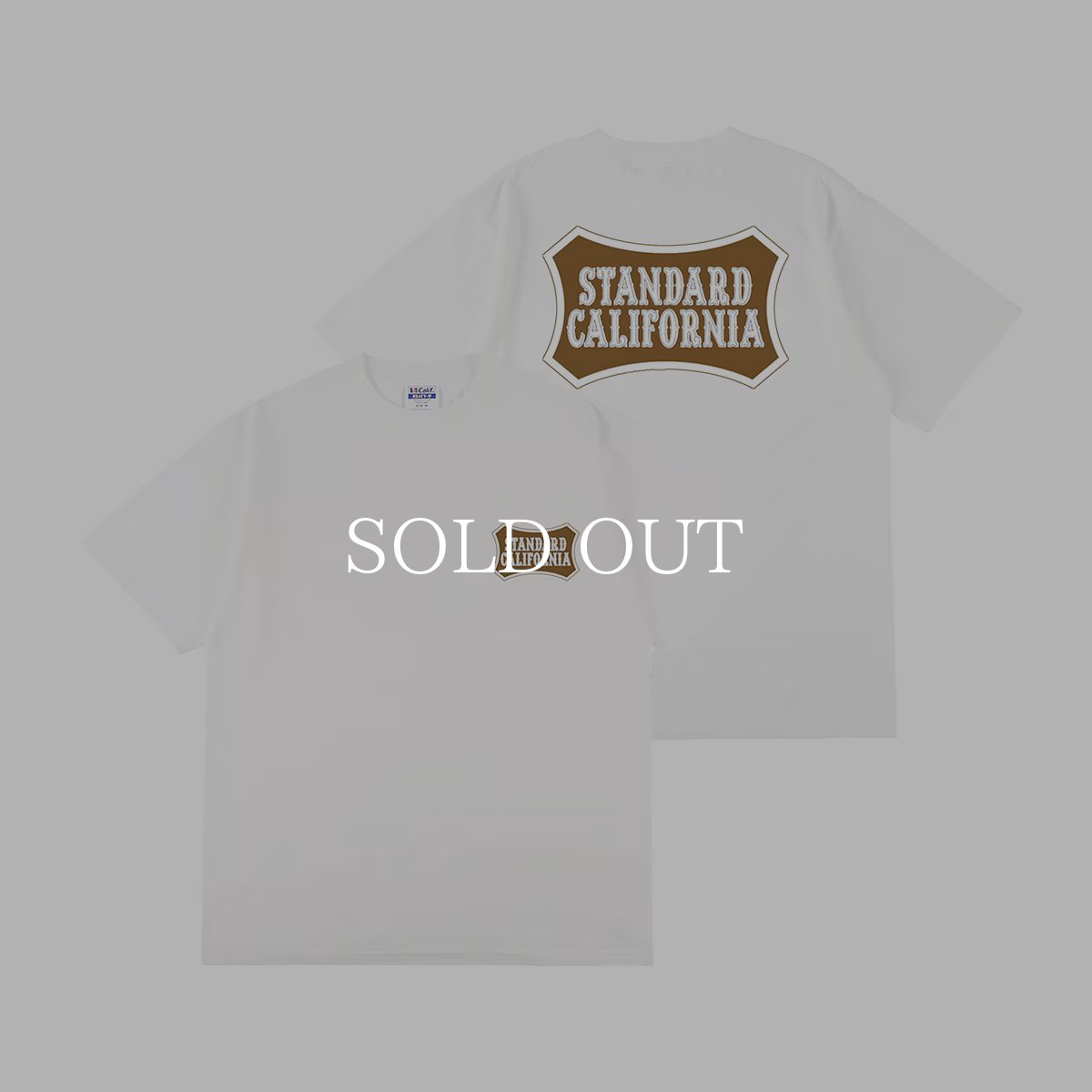 画像1: STANDARD CALIFORNIA  SD Heavyweight Basic Shield Logo T (1)