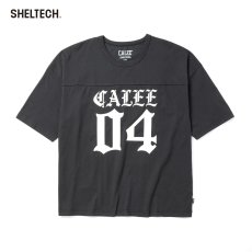 画像1: CALEE  ×SHELTECH®︎ LOGO FOOT BALL TEE ＜B TYPE＞ (1)