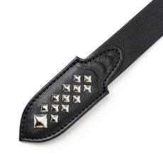 画像4: CALEE  STUDS LEATHER NARROW BELT ＜TYPE B＞ (4)