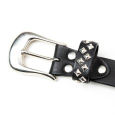 画像3: CALEE  STUDS LEATHER NARROW BELT ＜TYPE B＞ (3)