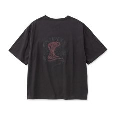 画像6: CALEE  VINTAGE TYPE SNAKE LOGO POCKET TEE ＜NATURALLY PAINT DESIGN＞ (6)