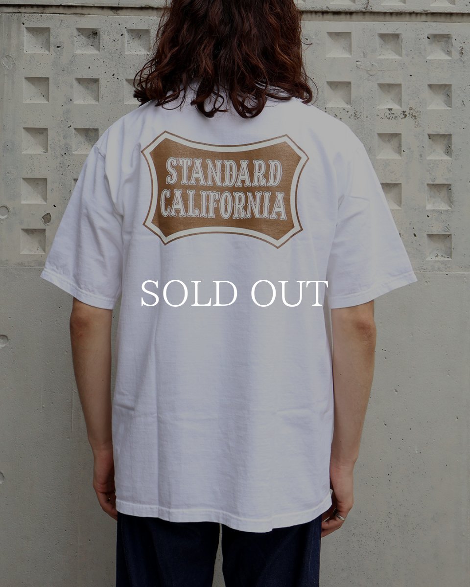 画像3: STANDARD CALIFORNIA  SD Heavyweight Basic Shield Logo T (3)