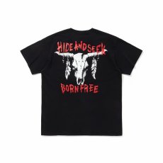画像6: HideandSeek  Buffalo Skull S/S Tee(Back) (6)
