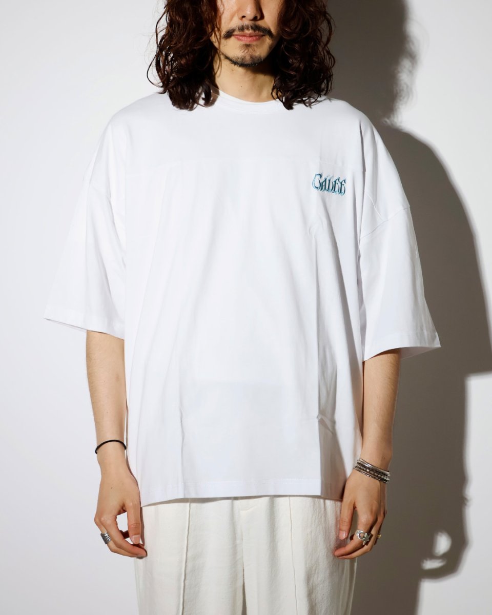 画像2: CALEE  ×SHELTECH®︎ LOGO FOOT BALL TEE ＜A TYPE＞ (2)