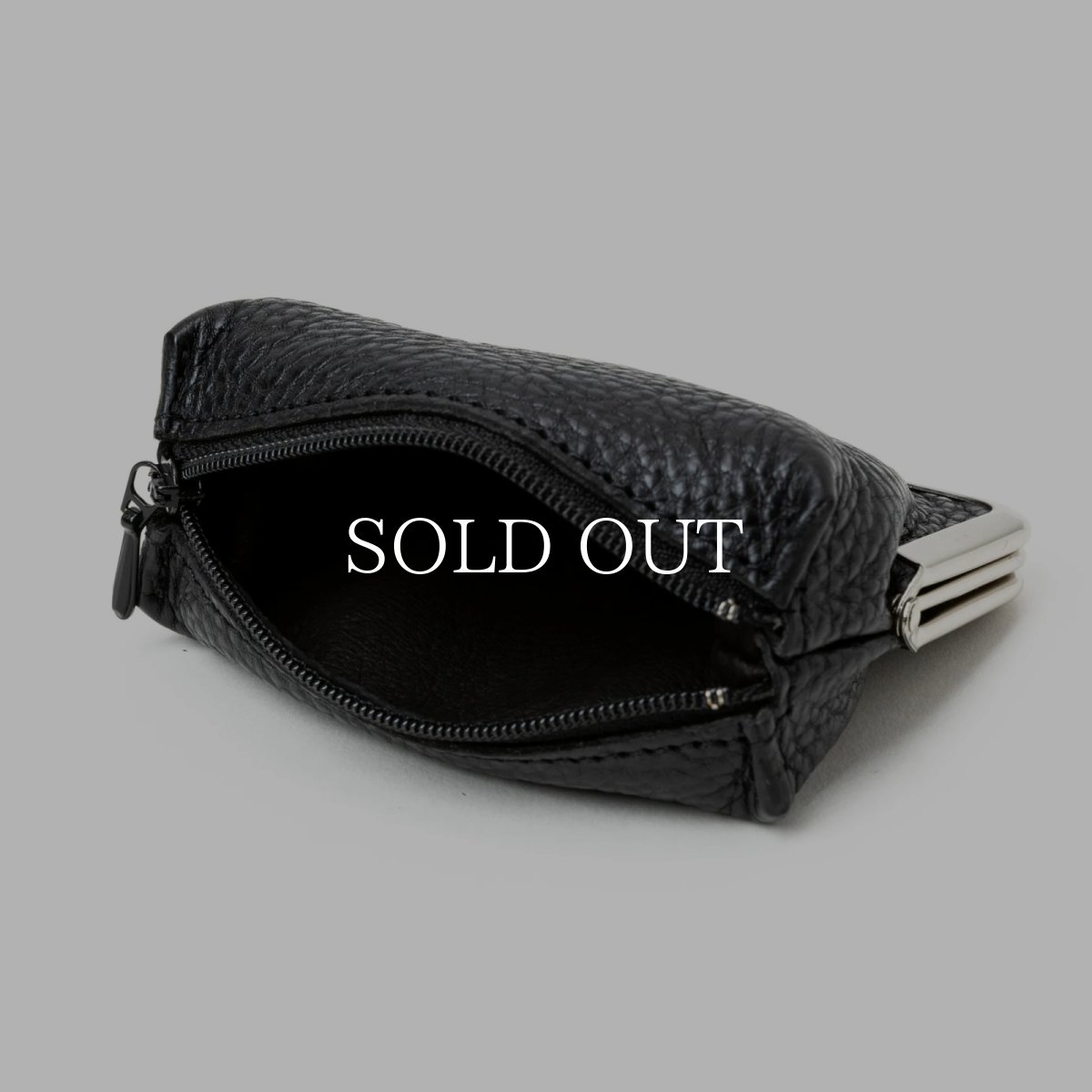 画像5: CALEE  STUDS LEATHER INTERNAL FLEX FRAME TYPE 2WAY MULTI WALLET (5)