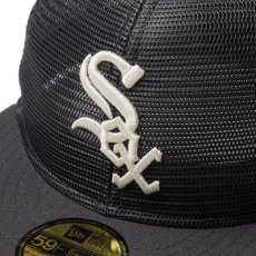 画像8: NEW ERA  59FIFTY All Mesh シカゴ・ホワイトソックス グラファイト (8)