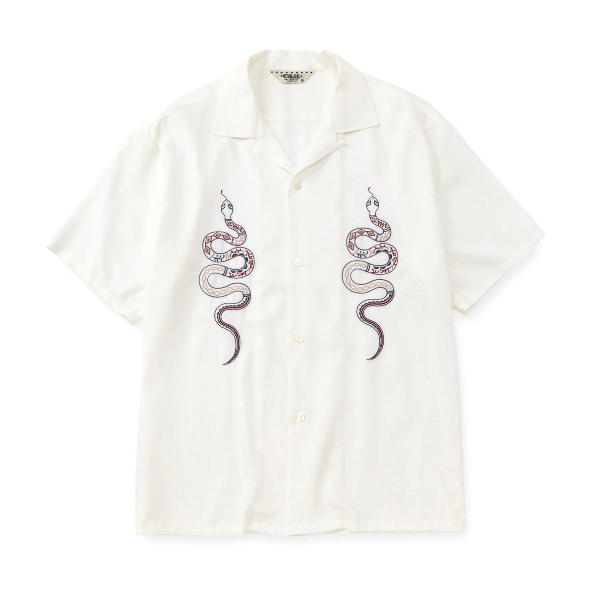 画像1: CALEE  EMBROIDERY SNAKE S/S SH ＜MIHO MURAKAMI DESIGN＞ (1)