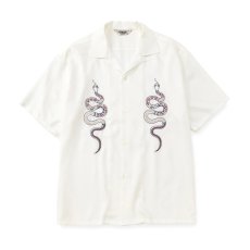 画像1: CALEE  EMBROIDERY SNAKE S/S SH ＜MIHO MURAKAMI DESIGN＞ (1)