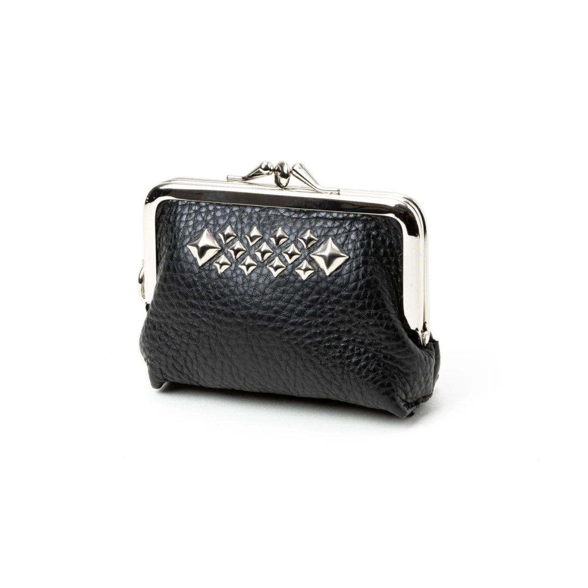 画像1: CALEE  STUDS LEATHER INTERNAL FLEX FRAME TYPE 2WAY MULTI WALLET (1)