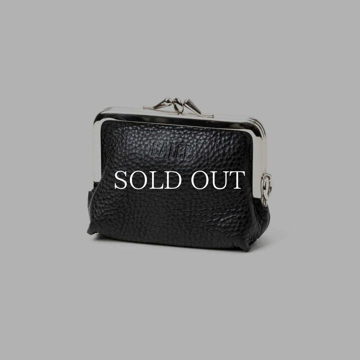 画像2: CALEE  STUDS LEATHER INTERNAL FLEX FRAME TYPE 2WAY MULTI WALLET (2)