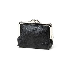 画像2: CALEE  STUDS LEATHER INTERNAL FLEX FRAME TYPE 2WAY MULTI WALLET (2)