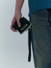 画像3: CALEE  STUDS LEATHER INTERNAL FLEX FRAME TYPE 2WAY MULTI WALLET (3)