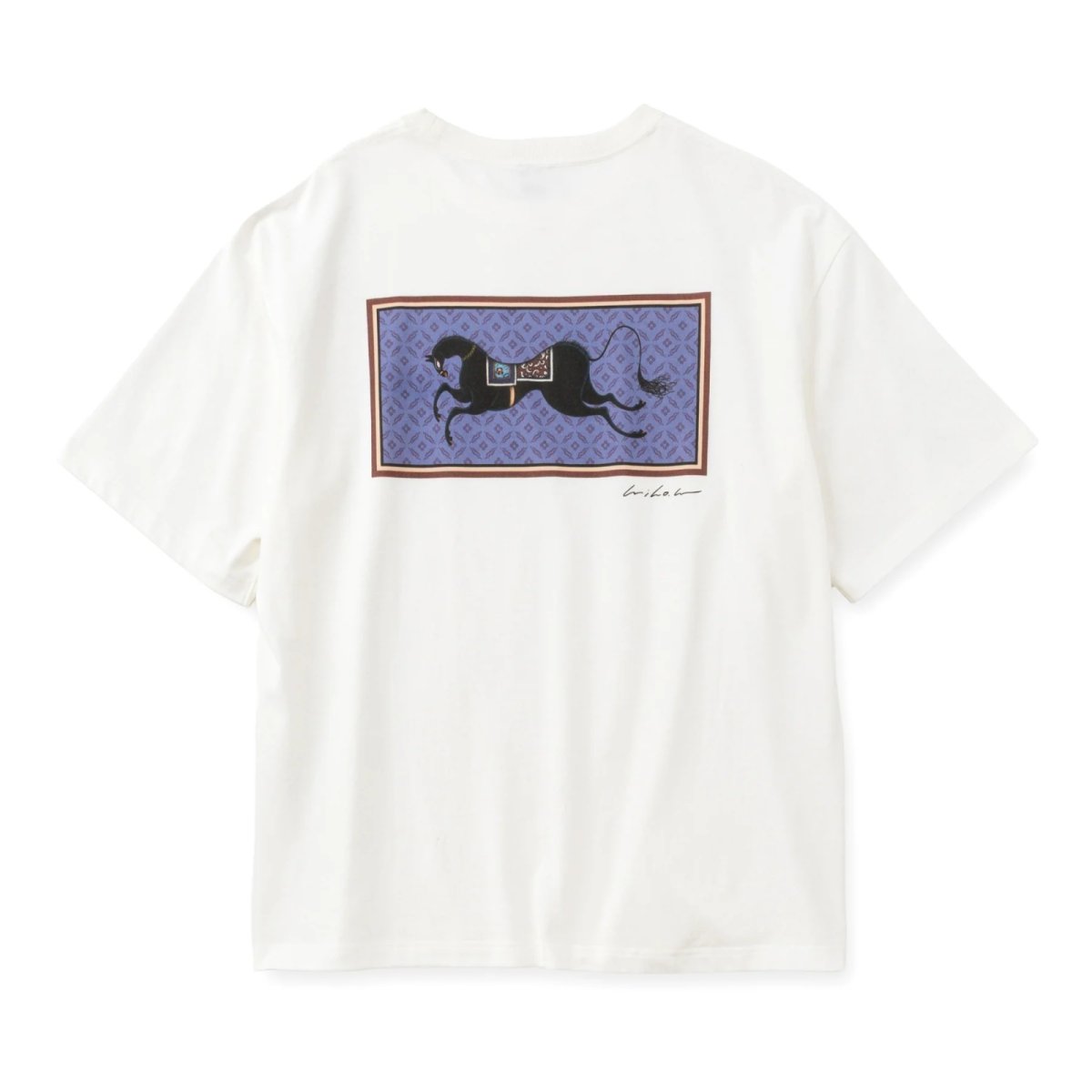 画像1: CALEE  HORSE ART TEE ＜MIHO MURAKAMI DESIGN＞ (1)