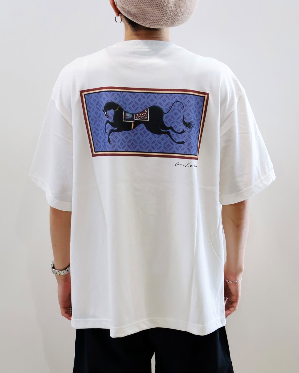 画像4: CALEE  HORSE ART TEE ＜MIHO MURAKAMI DESIGN＞ (4)