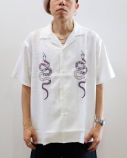 画像2: CALEE  EMBROIDERY SNAKE S/S SH ＜MIHO MURAKAMI DESIGN＞ (2)