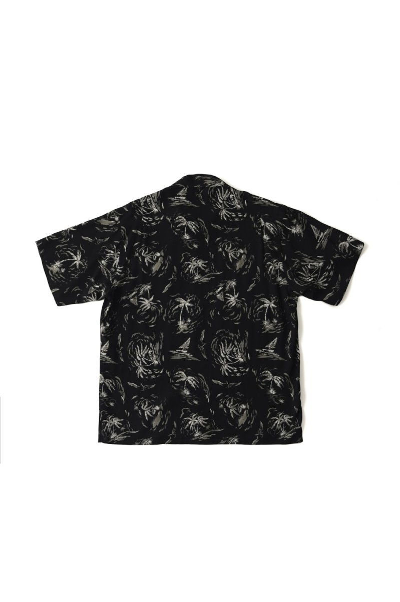 画像2: OLD JOE   ORIGINAL PRINTED OPEN COLLAR SHIRTS (PALM TREE) Short-sleeve (2)