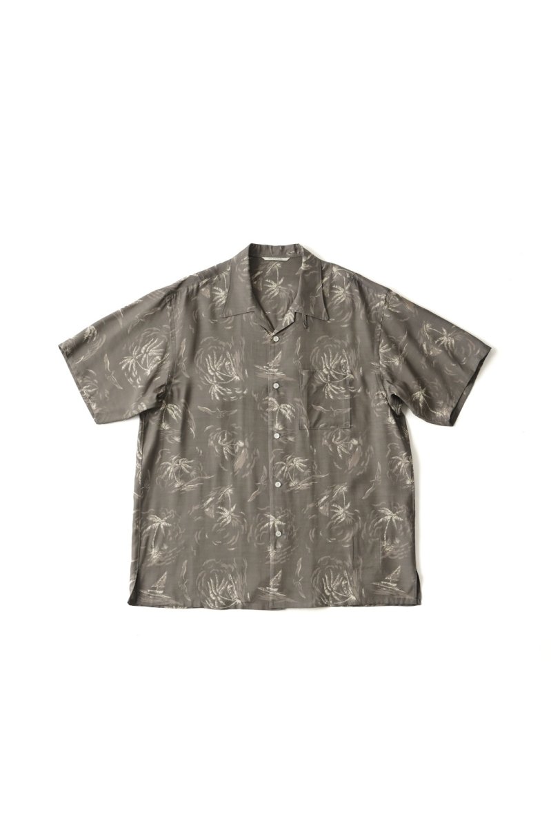 画像3: OLD JOE   ORIGINAL PRINTED OPEN COLLAR SHIRTS (PALM TREE) Short-sleeve (3)